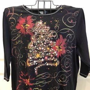 CJ Banks Holiday shirt